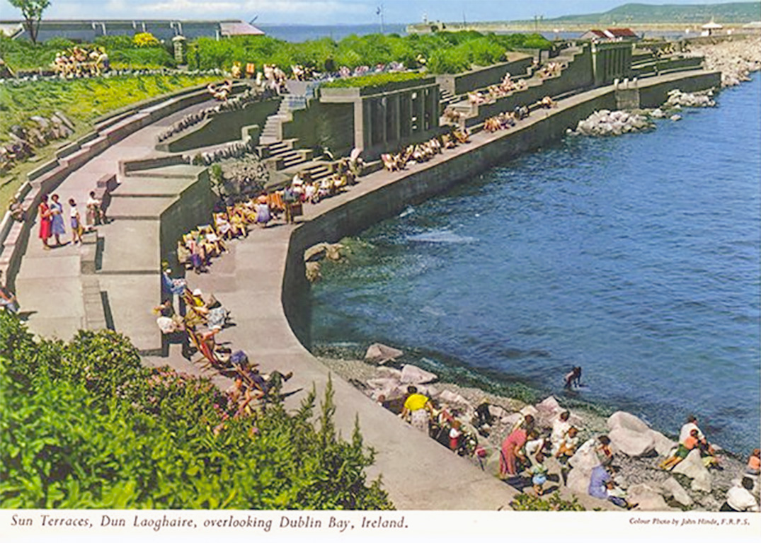 Dun Laoghaire Baths Old Postcards