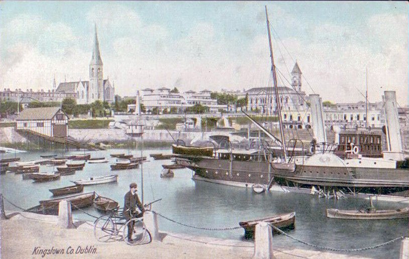Dun Laoghaire Harbour Old Postcards